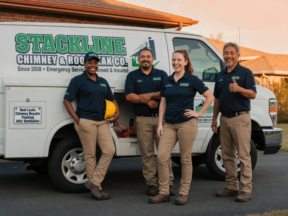 Chimney flashing repair company in Tahlequah, OK